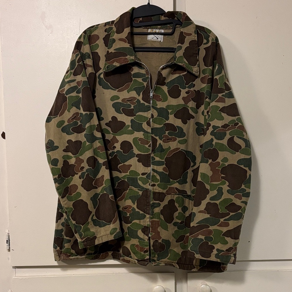Vintage cabelas Camouflage Zip-up coat